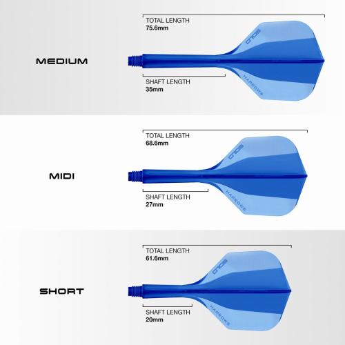 Preview: Harrows SOLO 6 Flights blau